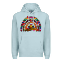 Blue Mist Mexico rainbow Premium Hoodie - FaDigitalArtStudio