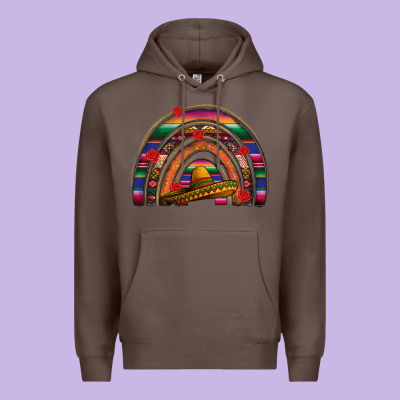 Mexico Rainbow Premium Hoodie Designed By Fadigitalartstudio