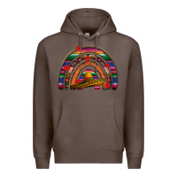 Coffee Mexico rainbow Premium Hoodie - FaDigitalArtStudio
