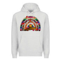 Dove Grey Mexico rainbow Premium Hoodie - FaDigitalArtStudio