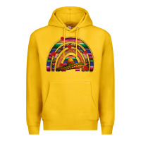 Lemon Mexico rainbow Premium Hoodie - FaDigitalArtStudio