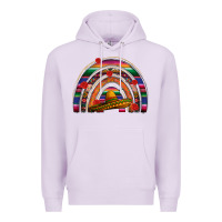 Lilac Mexico rainbow Premium Hoodie - FaDigitalArtStudio
