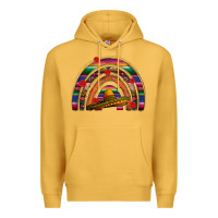 Mustard Mexico rainbow Premium Hoodie - FaDigitalArtStudio