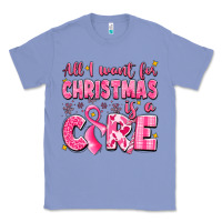 All I Want For Christmas Is A Cure Breast Cancer Classic Tee | Teevron