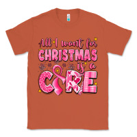Copper all i want for christmas is a cure breast cancer Classic Tee - LillyAllenDesigns