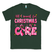 Sports Green all i want for christmas is a cure breast cancer Classic Tee - LillyAllenDesigns