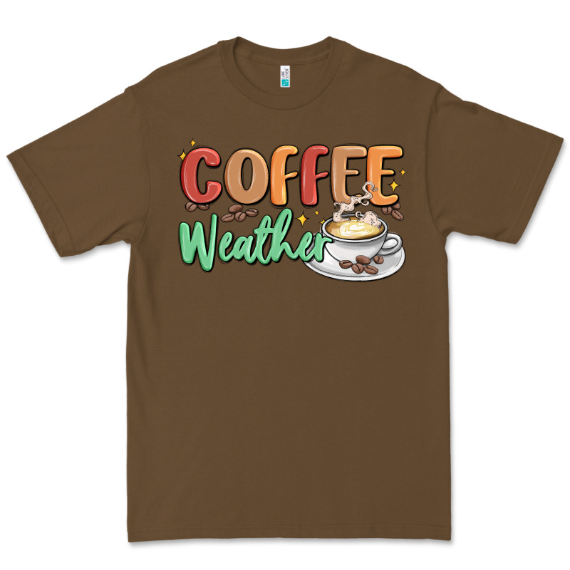 Coffee Weather Premium Tee by MaliasSmallBusiness | Teevron
