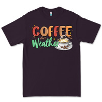 Plum coffee weather Premium Tee - MaliasSmallBusiness