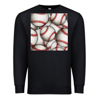 Black baseball seamless pattern Premium Sweatshirt - BundleAndBundleShop