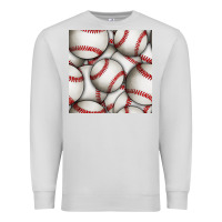 Dove Grey baseball seamless pattern Premium Sweatshirt - BundleAndBundleShop