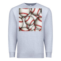 Heather Grey baseball seamless pattern Premium Sweatshirt - BundleAndBundleShop