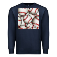Navy baseball seamless pattern Premium Sweatshirt - BundleAndBundleShop