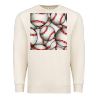 Sandshell baseball seamless pattern Premium Sweatshirt - BundleAndBundleShop