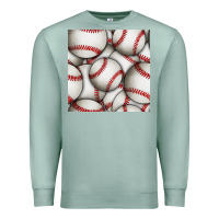 Seafoam baseball seamless pattern Premium Sweatshirt - BundleAndBundleShop