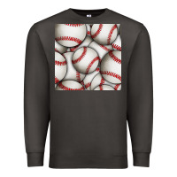 Smoke baseball seamless pattern Premium Sweatshirt - BundleAndBundleShop