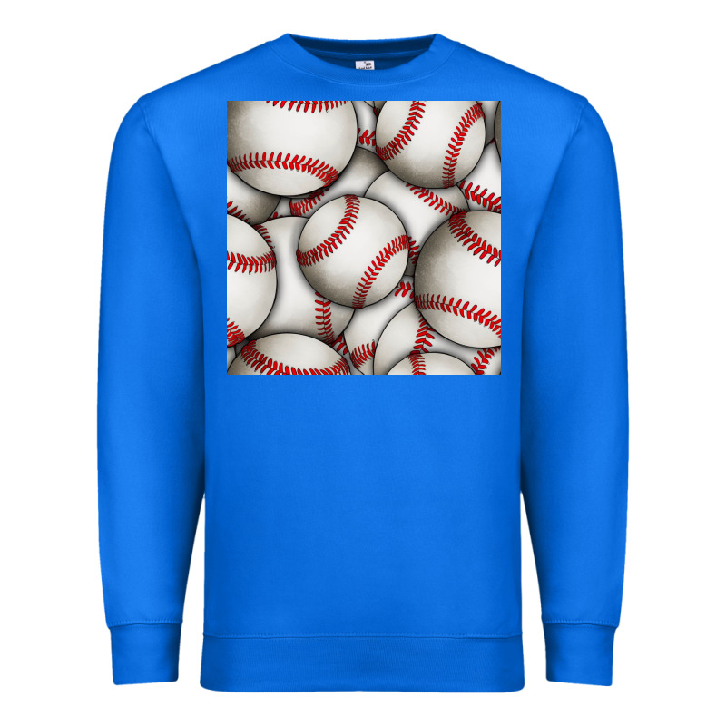 Baseball Seamless Pattern Premium Sweatshirt by BundleAndBundleShop | Teevron