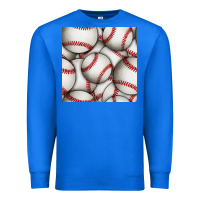 True Royal baseball seamless pattern Premium Sweatshirt - BundleAndBundleShop