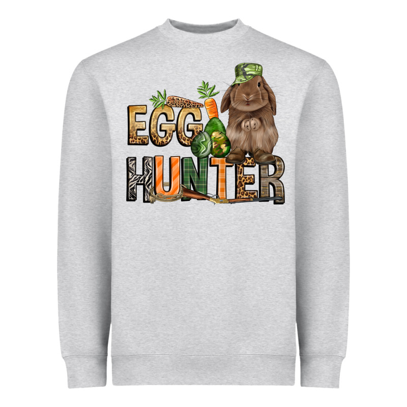 Egg Hunter With Rabbit Easter Day Heavyweight Sweatshirt by HowdyJamesFarm | Teevron