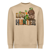 Mushroom Egg hunter with rabbit Easter Day Heavyweight Sweatshirt - HowdyJamesFarm