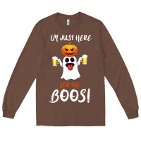 Chestnut I'm Just Here For The Boos Long Sleeve Tee - Bettercallsaul