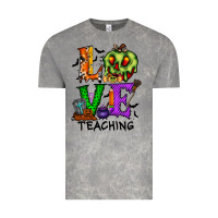 Love Taching Halloween Vintage Tee | Teevron