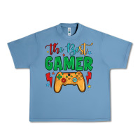 Pebble Blue the best gamer Urban Heavy Tee - JahusDesignShop