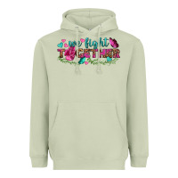 Matcha We Fight Together Heavyweight Hoodie - BundleAndBundleShop