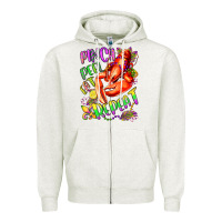 Oatmeal Heather pinch peel eat repeat mardi gras olivia Zipper Hoodie - OliviaCreatesArt