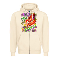 Sandshell pinch peel eat repeat mardi gras olivia Zipper Hoodie - OliviaCreatesArt