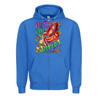 True Royal pinch peel eat repeat mardi gras olivia Zipper Hoodie - OliviaCreatesArt