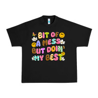 Black bit of a mess but doin' my best Urban Heavy Tee - Artiststas