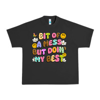 Pigment Black bit of a mess but doin' my best Urban Heavy Tee - Artiststas