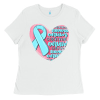 White survivor malia Ladies Tee - MaliasSmallBusiness