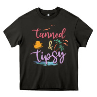 Asphalt tanned and tipsy Heavy Core Tee - MaliasSmallBusiness