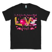 Black in october we wear pink teacher Classic Tee - LillyAllenDesigns