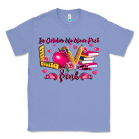 Colony Blue in october we wear pink teacher Classic Tee - LillyAllenDesigns