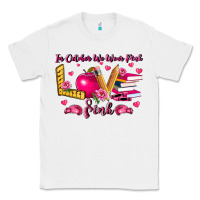 White in october we wear pink teacher Classic Tee - LillyAllenDesigns