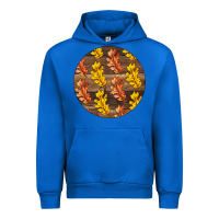 Cobalt Fall Rounded Urban Hoodie - LillyAllenDesigns