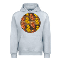 Heather Grey Fall Rounded Urban Hoodie - LillyAllenDesigns
