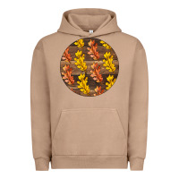 Pigment Burro Fall Rounded Urban Hoodie - LillyAllenDesigns