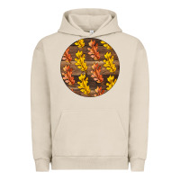 Pigment French Oak Fall Rounded Urban Hoodie - LillyAllenDesigns