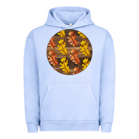 Pigment Grape Ice Fall Rounded Urban Hoodie - LillyAllenDesigns