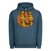 Pigment Midnight Navy Fall Rounded Urban Hoodie - LillyAllenDesigns