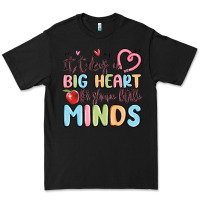 Black it takes a big heart for shape little minds Premium Tee - MaliasSmallBusiness