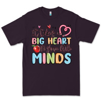 Plum it takes a big heart for shape little minds Premium Tee - MaliasSmallBusiness