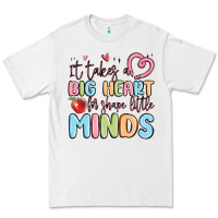 White it takes a big heart for shape little minds Premium Tee - MaliasSmallBusiness