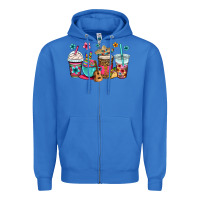 True Royal mexico fiesta coffee cups Zipper Hoodie - OliviaCreatesArt
