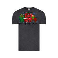 Vintage Black merry christmas tooth Vintage Tee - RacoonDesign