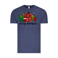 Vintage Denim merry christmas tooth Vintage Tee - RacoonDesign