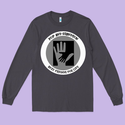 Pop Pop And Grandson Best Friends For Life Long Sleeve Tee Designed By Bettercallsaul